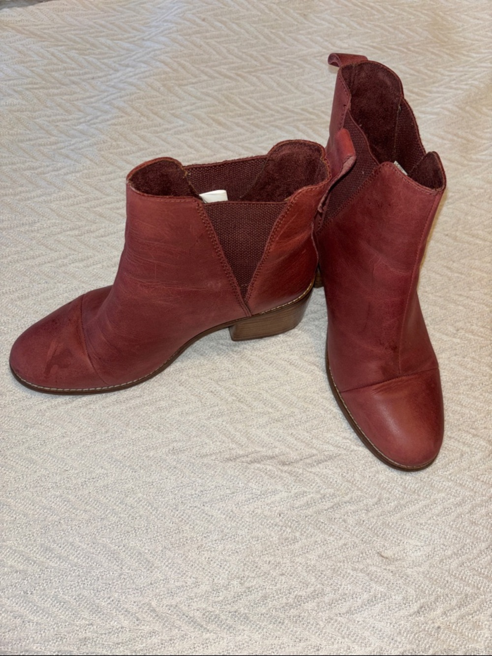 TOMS Esme Leather Boot WM 8.5